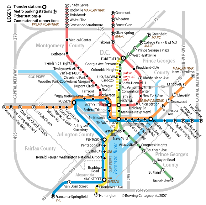 dc地铁图