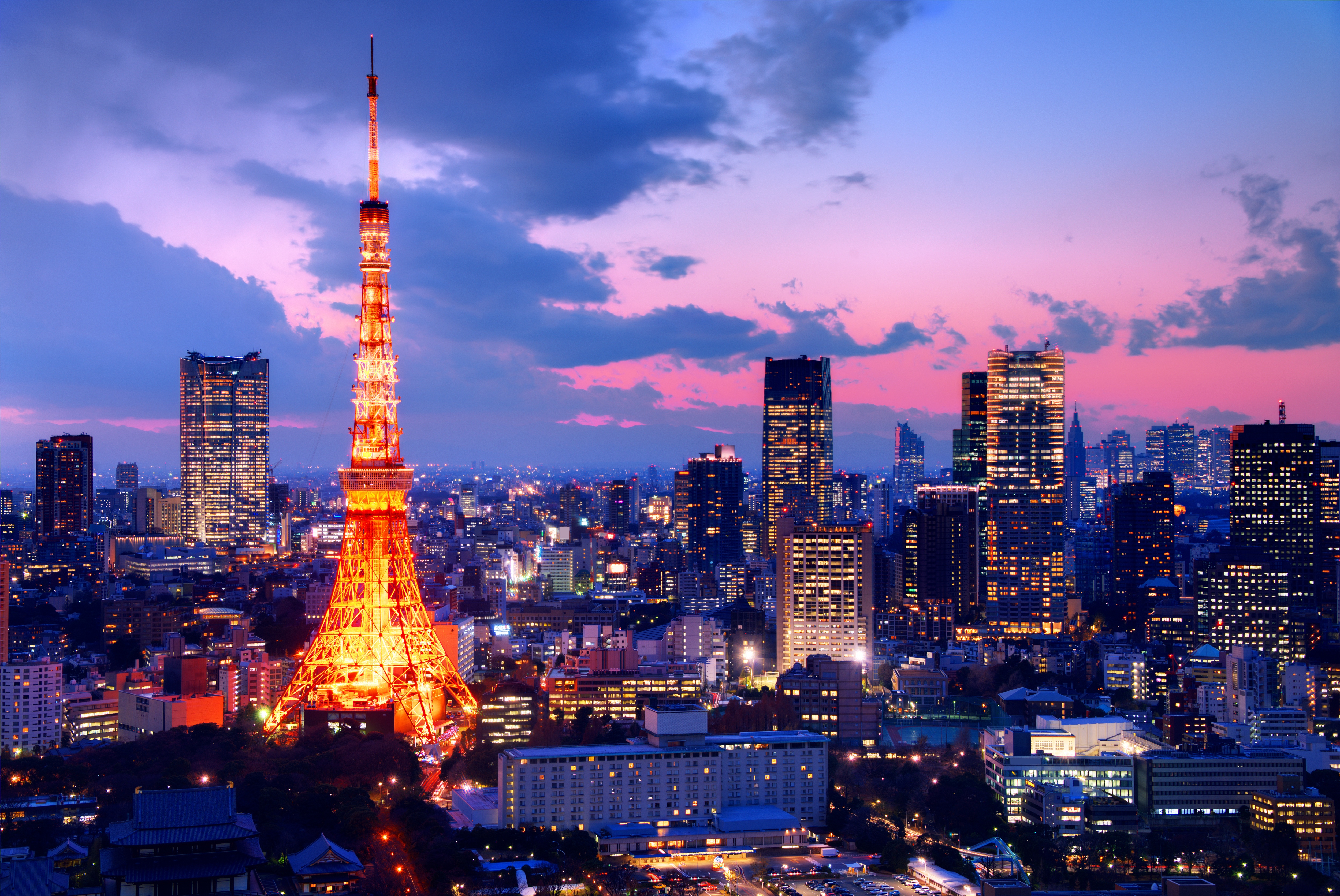 日本城市风景壁纸唯美图片