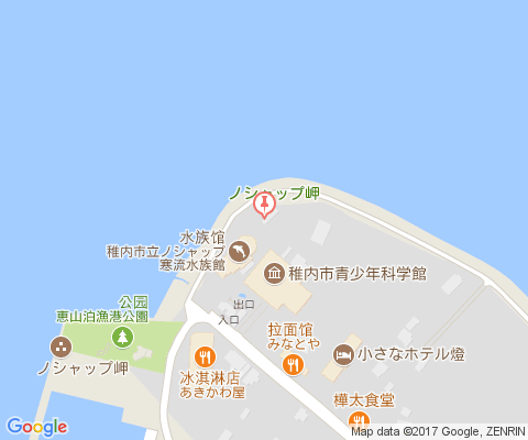稚内灯塔旅游地图