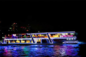 泰国曼谷湄南之星公主号夜游湄南河(含船票+自助餐)