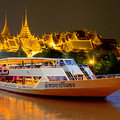 泰国曼谷昭披耶号Chaophraya Cruise夜游湄南河(含船票+自助餐)