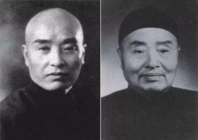 荣氏兄弟 荣宗敬（左）荣德生（右）