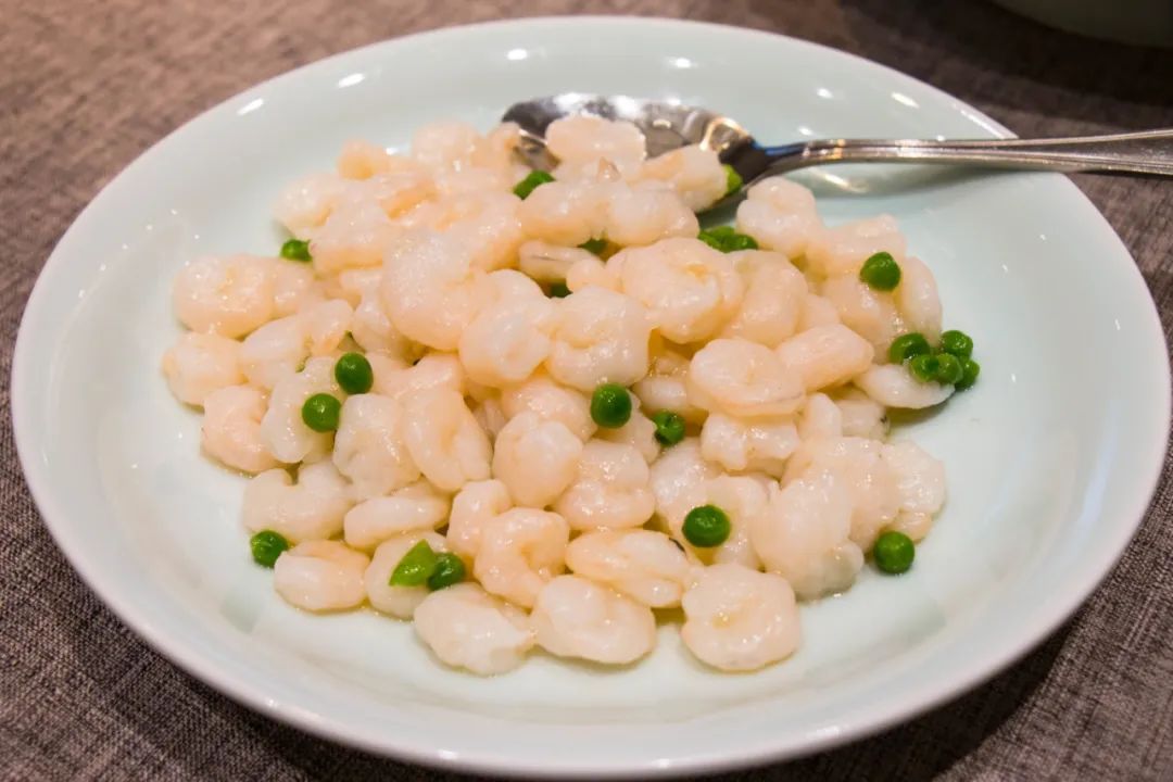 ▲甜豆炒虾仁  图/穷游er  薛-子